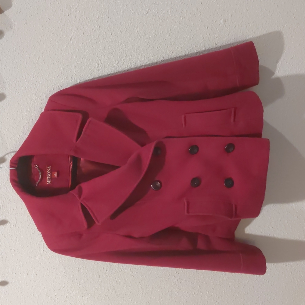 Merona magenta peacoat